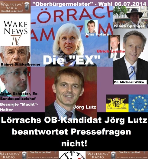 Lörrachs OB-Kandidat Jörg Lutz beantwortet kritische Presseanfragen nicht neu