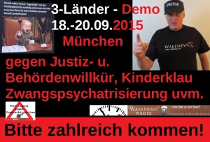 3-Länderdemo München 18.-20.09.2015